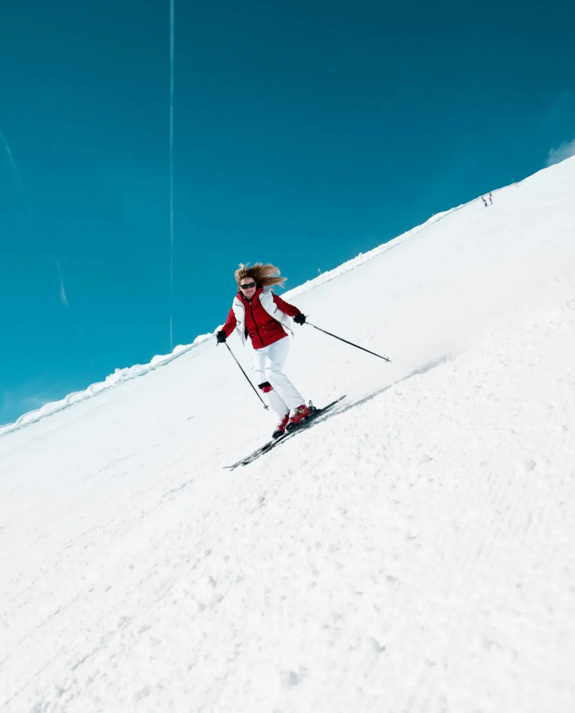Skifahren im Frühling
