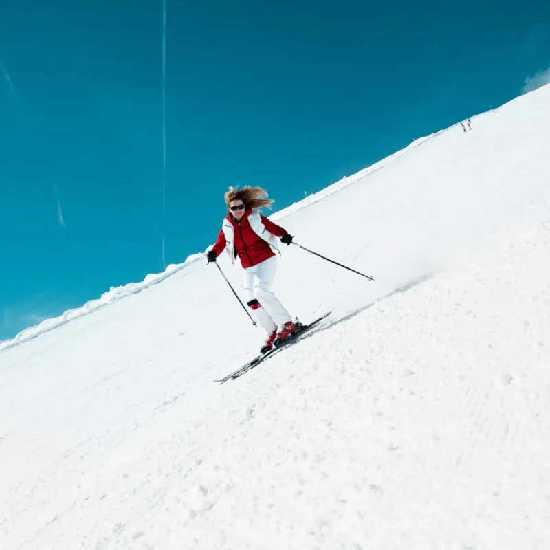 Skifahren im Frühling