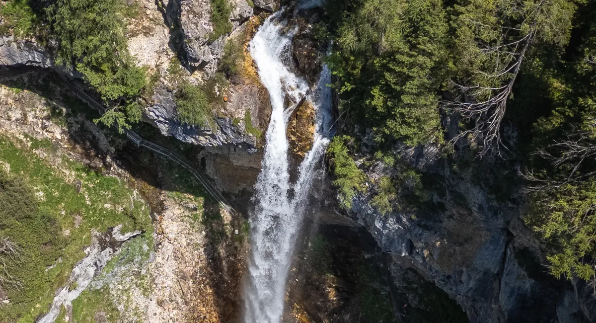 Wasserfall Obertauern mit Aussichtsplattform