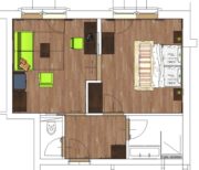 Alpenrose Obertauern - Plan Familien Studio